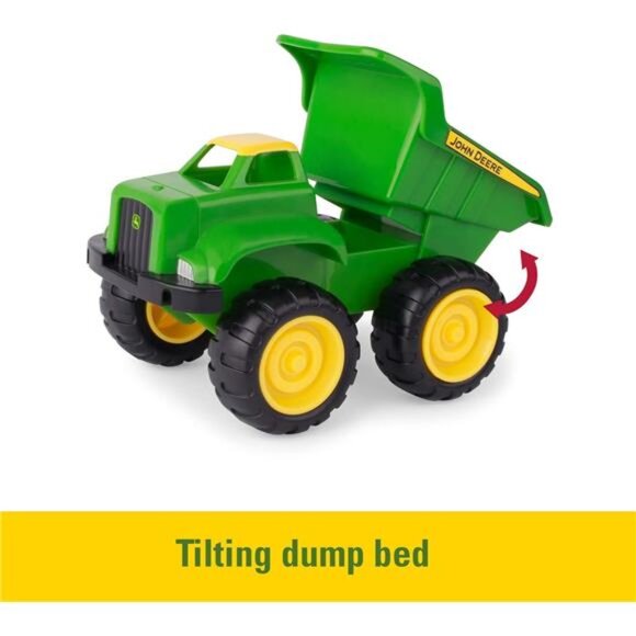 Sandbox Toys - Includes Dump Truck Toy and Tractor Toy with Loader, Kids Toys - Picture 3 of 8